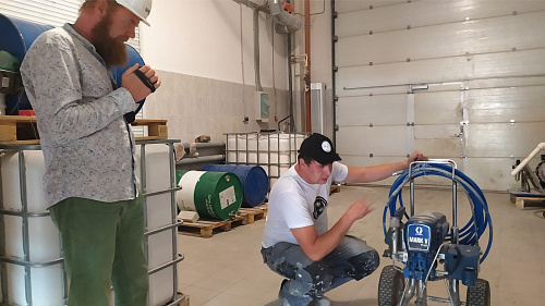 Внеочередное экспресс обучение представительства Броня из Польши.