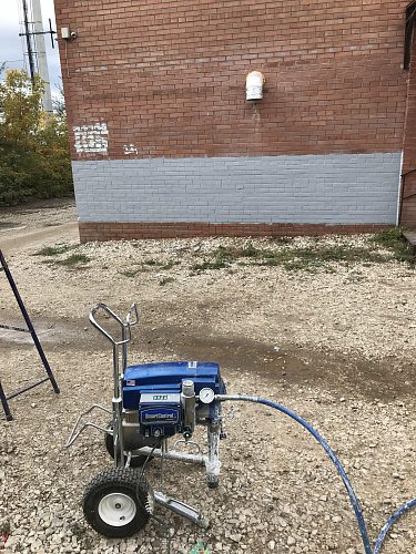 Броня Стена и Броня Фасад при теплоизоляции фасада помещения и металлических ворот  (г. Тольятти Самарская область) (фото и видео)