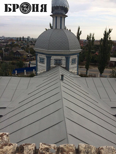 We are pleased to present you a very important and responsible object with the use of Bronya AquaBlock - the Temple of the Venerable Confessor Nikita of Midiki (Volgograd)