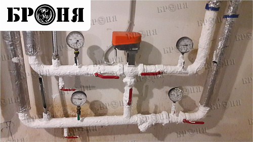 Теплоизоляция Броня при изоляции оборудования на ПАО Банк «ФК Открытие» г. Волгоград (фото)