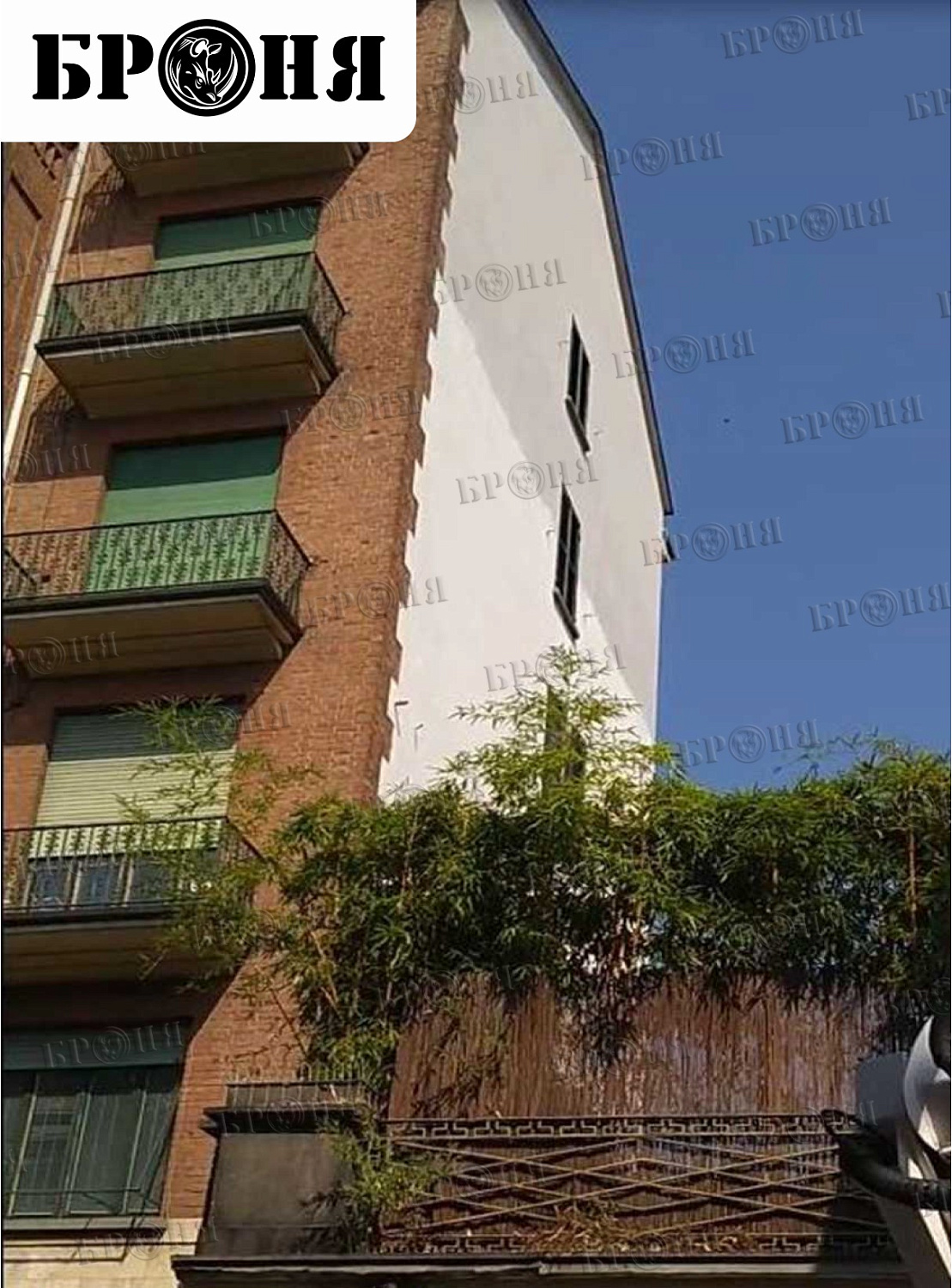 Very cool! Complex application of thermal insulation Bronya on a residential building in the center of Turin, Italy (photo)