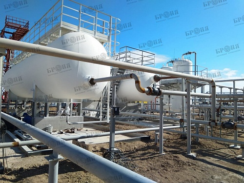 Броня классик НГ на цистернах нефтеперерабатывающего предприятия Кызылординской области (Казахстан) (фото)