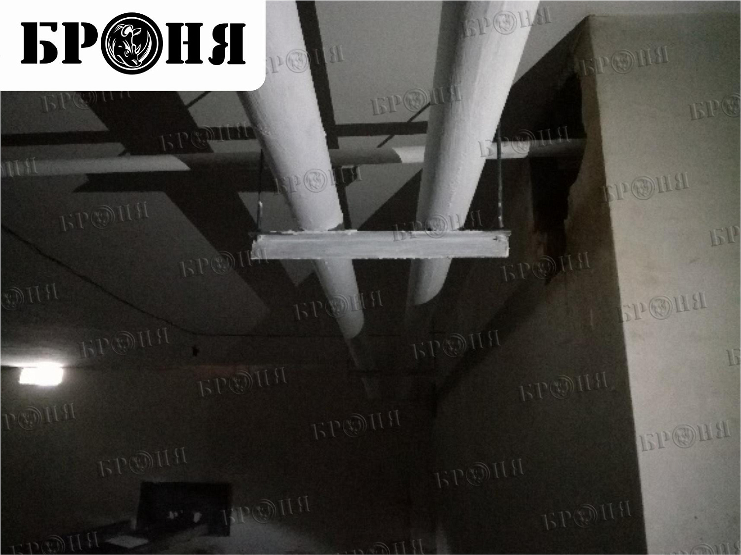 Perm, pipelines of the "Vyshe Mira" (Higher than the World) residential building