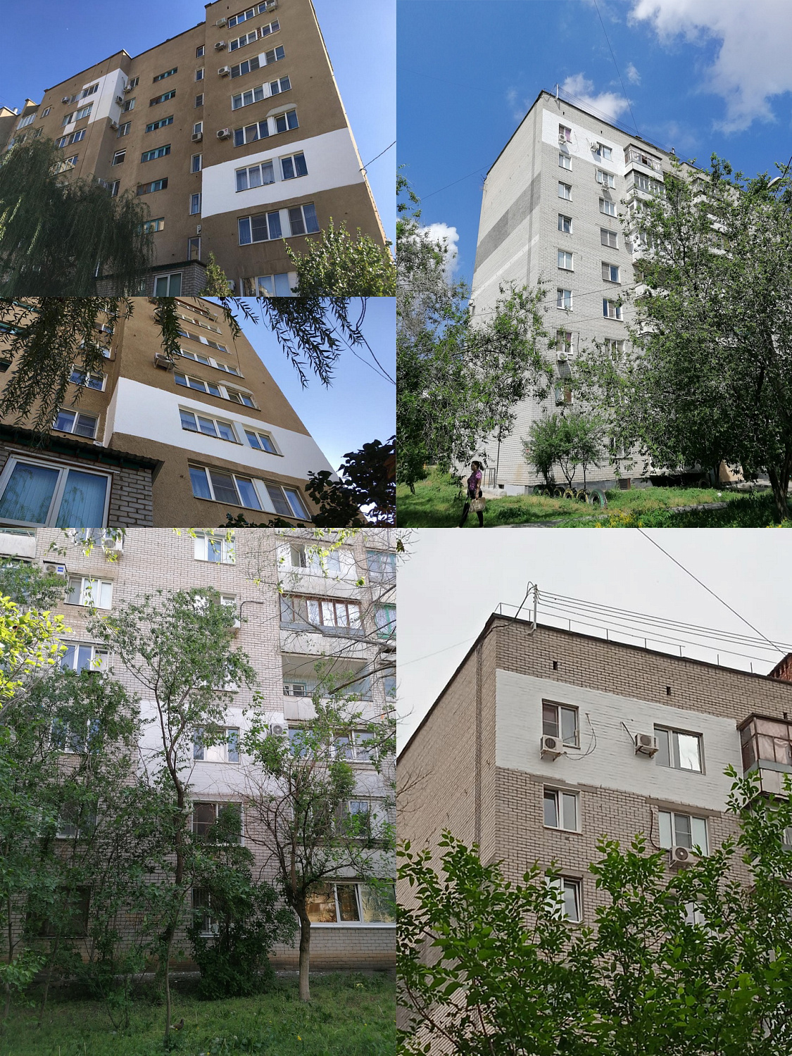 A complex of completed projects for the application of Bronya materials from AlpService, Volgograd