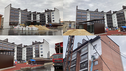 Броня Фасад на стенах жилого многоквартирного дома, г.Кыштым, Челябинская обл. (фото+видео)