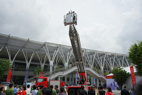 Insulation Armor on fire protection exhibition Secutech Vietnam 2019 (photo)