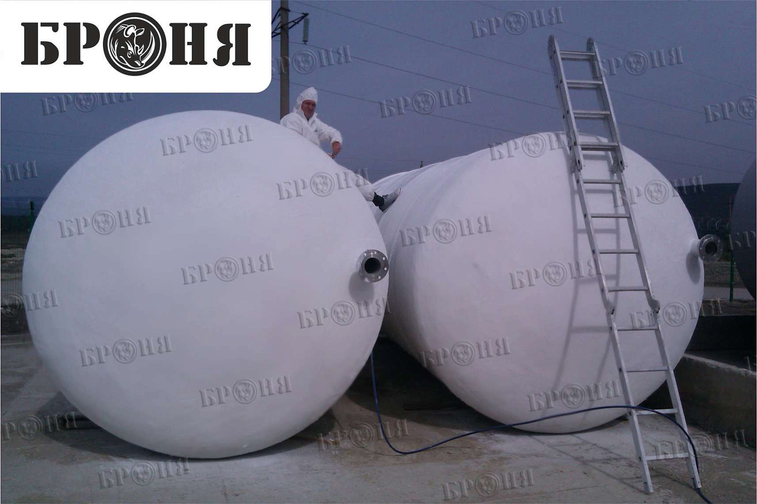 Insulation of Firefighting Tanks (Novorossiysk)