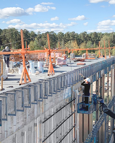 Утепление крупного банного комплекса в парке Малевича с «Броня Фасад НГ», Барвиха, Московская область (фото, видео)