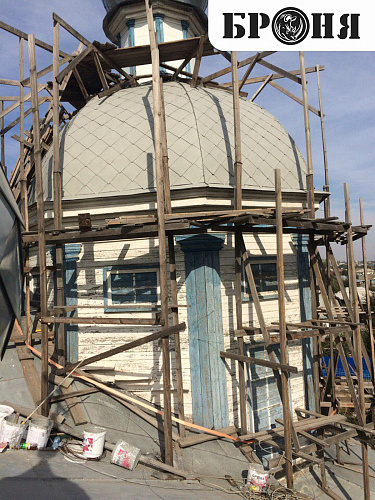 We are pleased to present you a very important and responsible object with the use of Bronya AquaBlock - the Temple of the Venerable Confessor Nikita of Midiki (Volgograd)