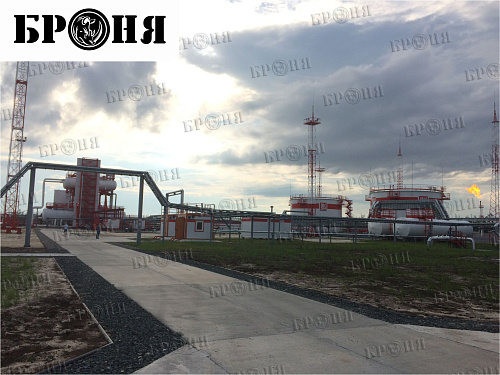 Теплоизоляция Броня Зима при изоляции нефтехранилищ, оборудования и трубопроводов Варьеганском месторождении, Лукойл, Тюменская область (фото)