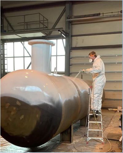 Reliable Corrosion Protection: Applying "Bronya Metal Elastic" on Gas Holders in the Samara Region (Photos, Video)