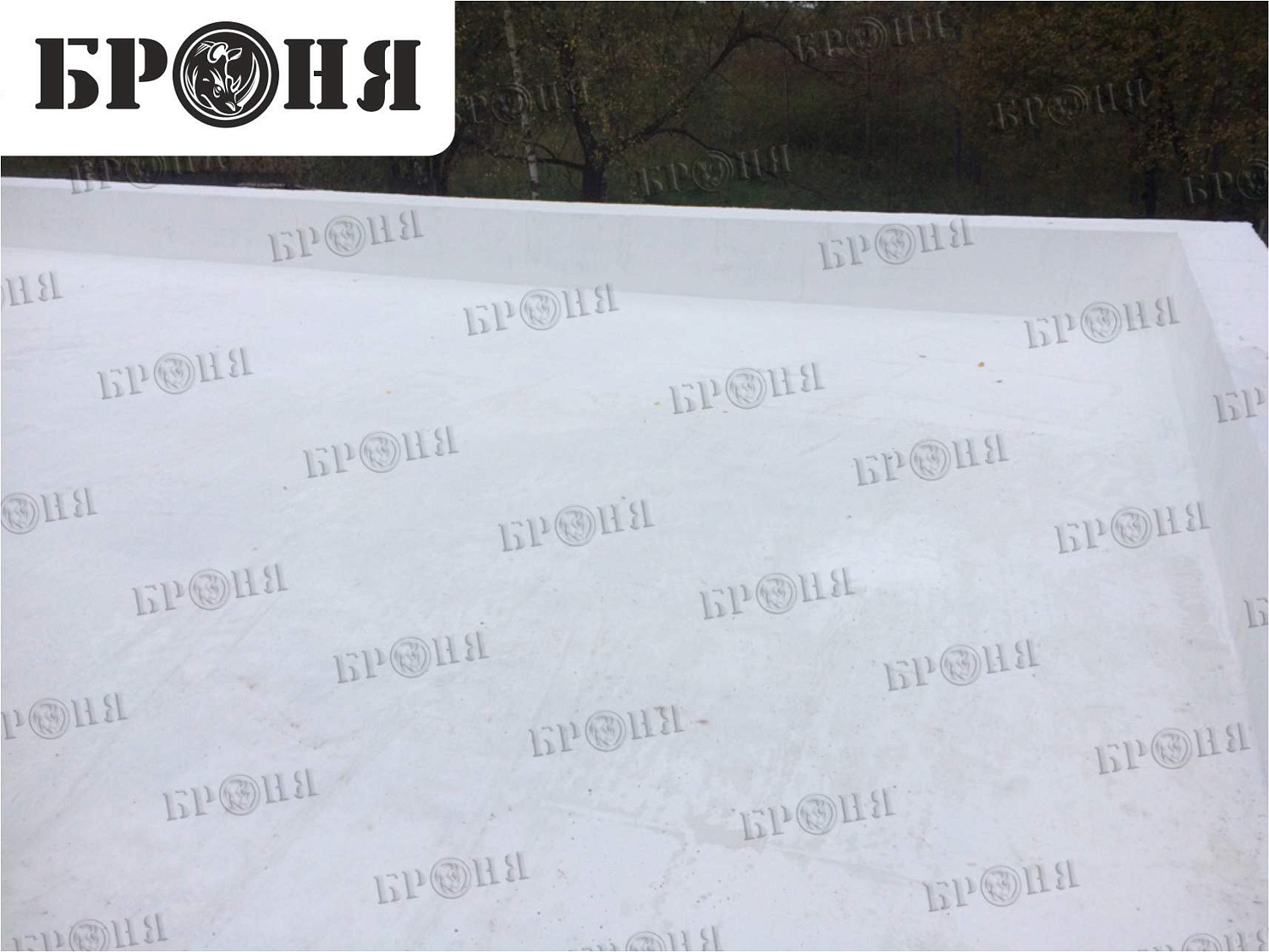 Московская область, Броня АкваБлок крыша здания