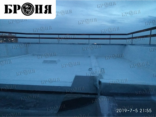 Гидроизоляция Броня АкваБлок при ремонте кровли 2х жилых домов в г. Химки (фото и видео)