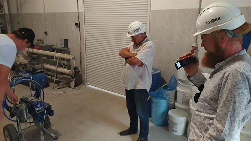 Внеочередное экспресс обучение представительства Броня из Польши.