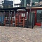 Ростов-на-Дону, утепление стен Ресторана "Южный" выполненного из металлических контейнеров