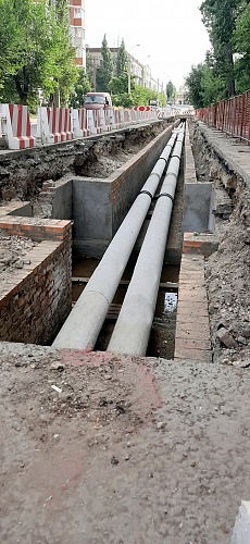 Продолжаются масштабные работы по Тепло гидроизоляции  крупных подземных  теплотрасс в двух районах Концессиями Теплоснабжения Водоснабжения Волгограда (фото и видео)