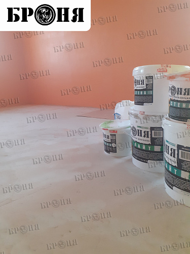 Thermal insulation Bronya on the walls and floor in a private house in Kaluga (photo)