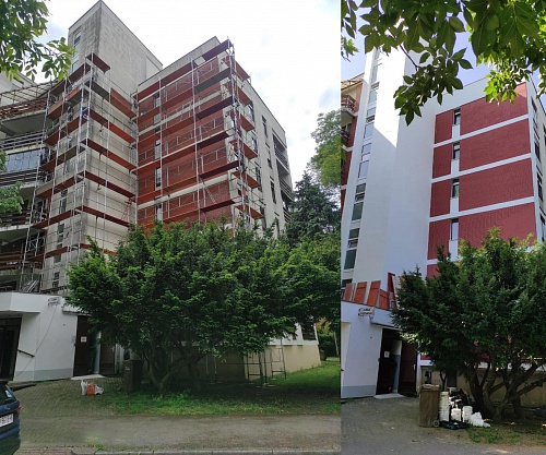 Комплексное применение Броня Лайт НГ и Броня Фасад НГ при теплоизоляции жилого здания в г. Загреб, Хорватия (фото)