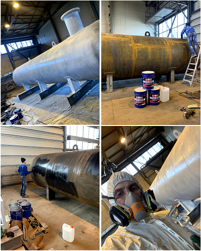 Reliable Corrosion Protection: Applying "Bronya Metal Elastic" on Gas Holders in the Samara Region (Photos, Video)