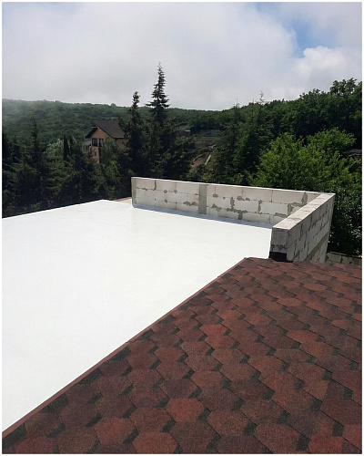 Комплексный подход для решения задач с материалами Броня: утепление фасада и гидроизоляция кровли в Крыму, Севастополе (фото)