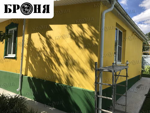 Теплоизоляция фасада частного дома в п. Федоровка Самарской области (фото и видео)