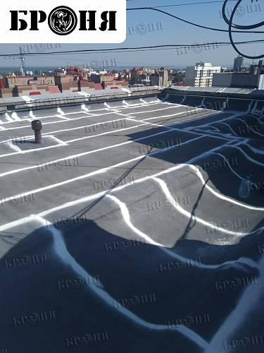 Гидроизоляция плоской кровли жилого дома г. Ульяновск (фото)
