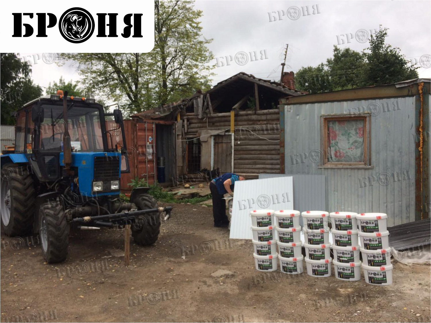 Московская область, утепление личного подворья Броня Лайт