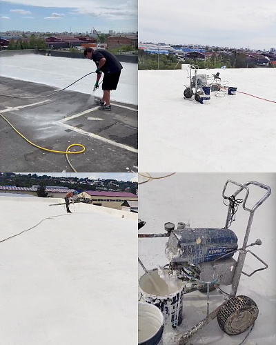 Ремонт кровли с «Броня АкваБлок Эксперт» и «Броня АкваБлок Призм», Благовещенск (фото, видео)