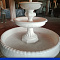 Application of Bronya AquaBlock for a decorative fountain bowl in the Volgograd region (photos)