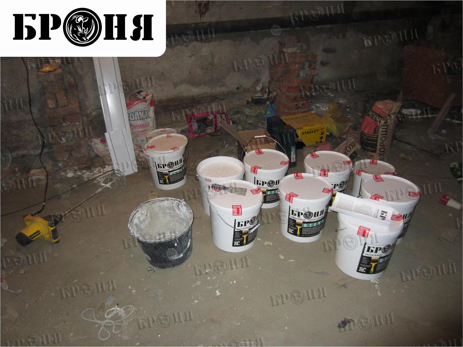 Волгоград, Броня Стена на фасаде девятиэтажного жилого дома