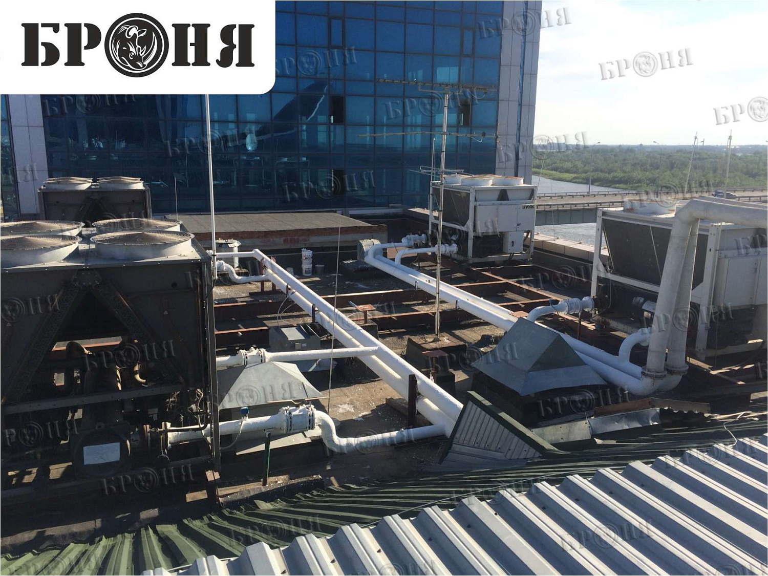 Bronya Thermal Insulation on a Pipeline