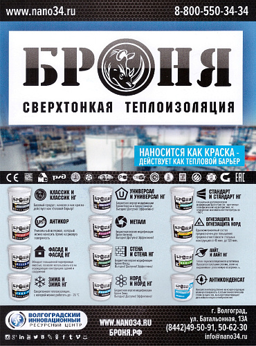 Placing Thermal Insulation Bronya in National Business magazine (November 2018)