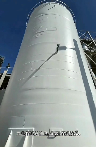 Application of "Bronya Classic NF" and "Bronya Anticor NF" for protection and thermal insulation of anaerobic tanks and furnaces at a chemical plant in China, Shandong Province (photo, video)