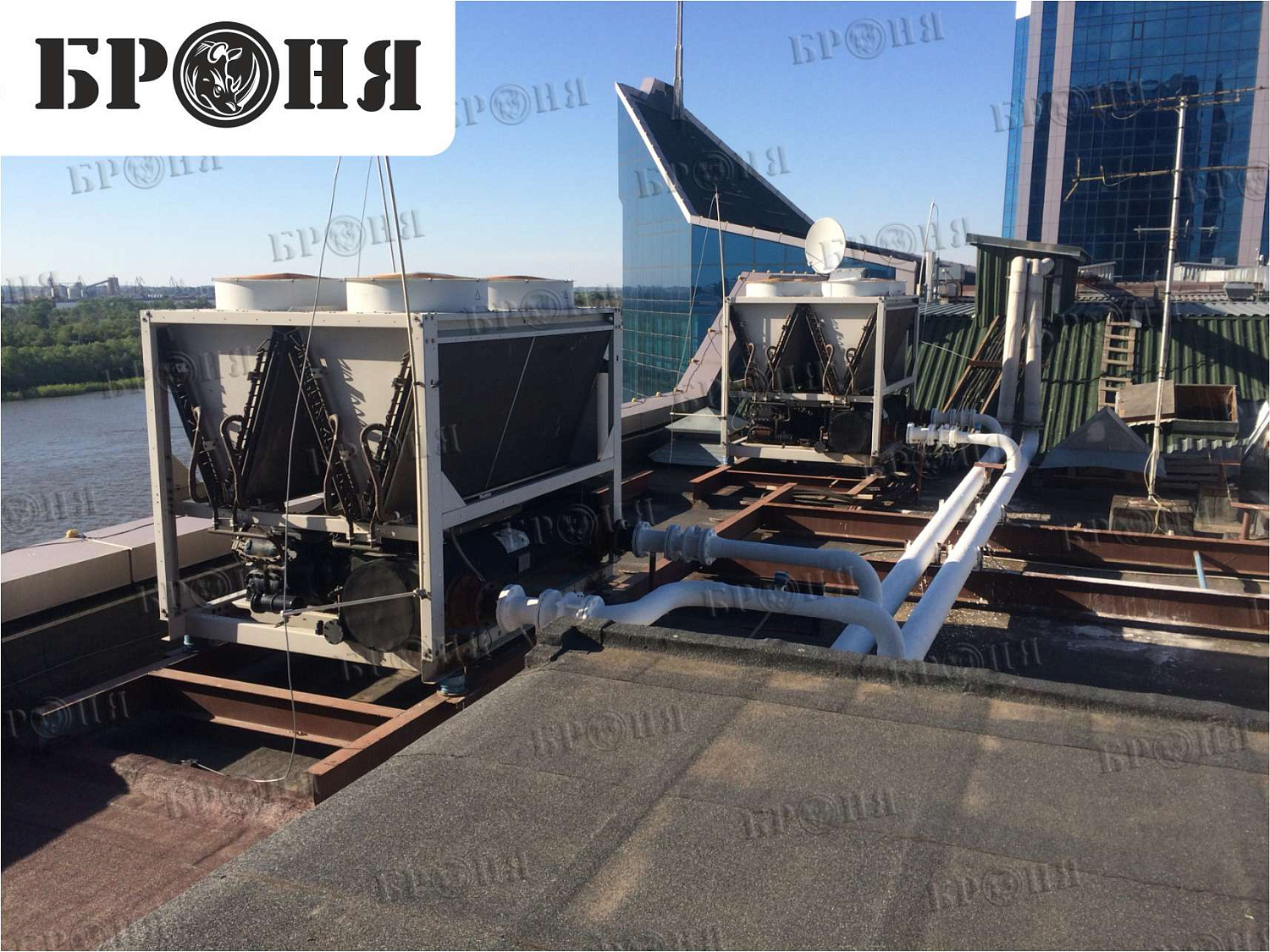 Bronya Thermal Insulation on a Pipeline