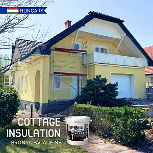 Cottage Thermal Insulation with "Bronya Facade NF," Hungary (Photos, Video)