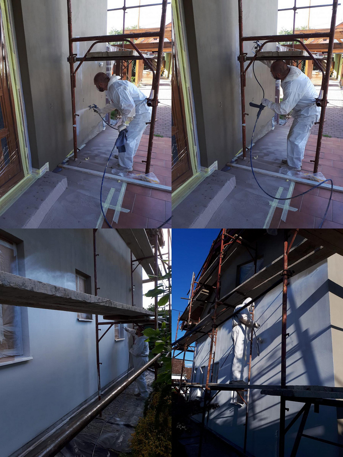 Bronya Facade NF on the facade of a private house in Donji Mikholyac, Croatia