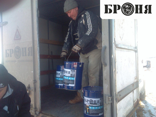 Броня Норд при утеплении Купели, при часовне живоносного источника Свято-Вознесенского Монастыря, г. Дубовка, Волгоградской области. (Фото и Видео)