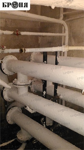 Изоляция трубопровода бойлерной в детском саду г. Череповец (фото)