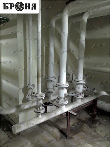 Фотоотчет покрытие трубопроводов теплового узла, водного узла и системы канализации (г. Чита)
