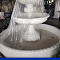 Application of Bronya AquaBlock for a decorative fountain bowl in the Volgograd region (photos)