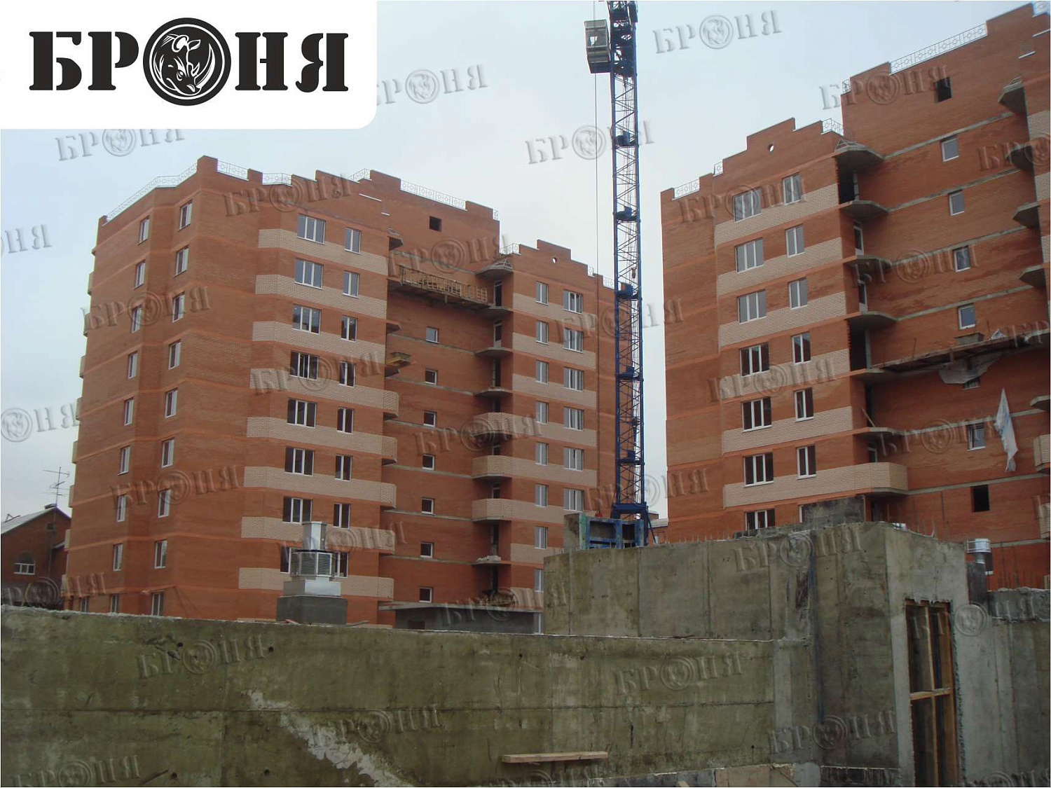 Ростов-на-Дону, фасад многоэтажного дома