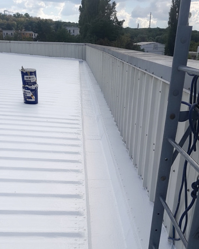 Устранение протекания металлической кровли с «Броня АкваБлок Эксперт» в Словакии (фото, видео)