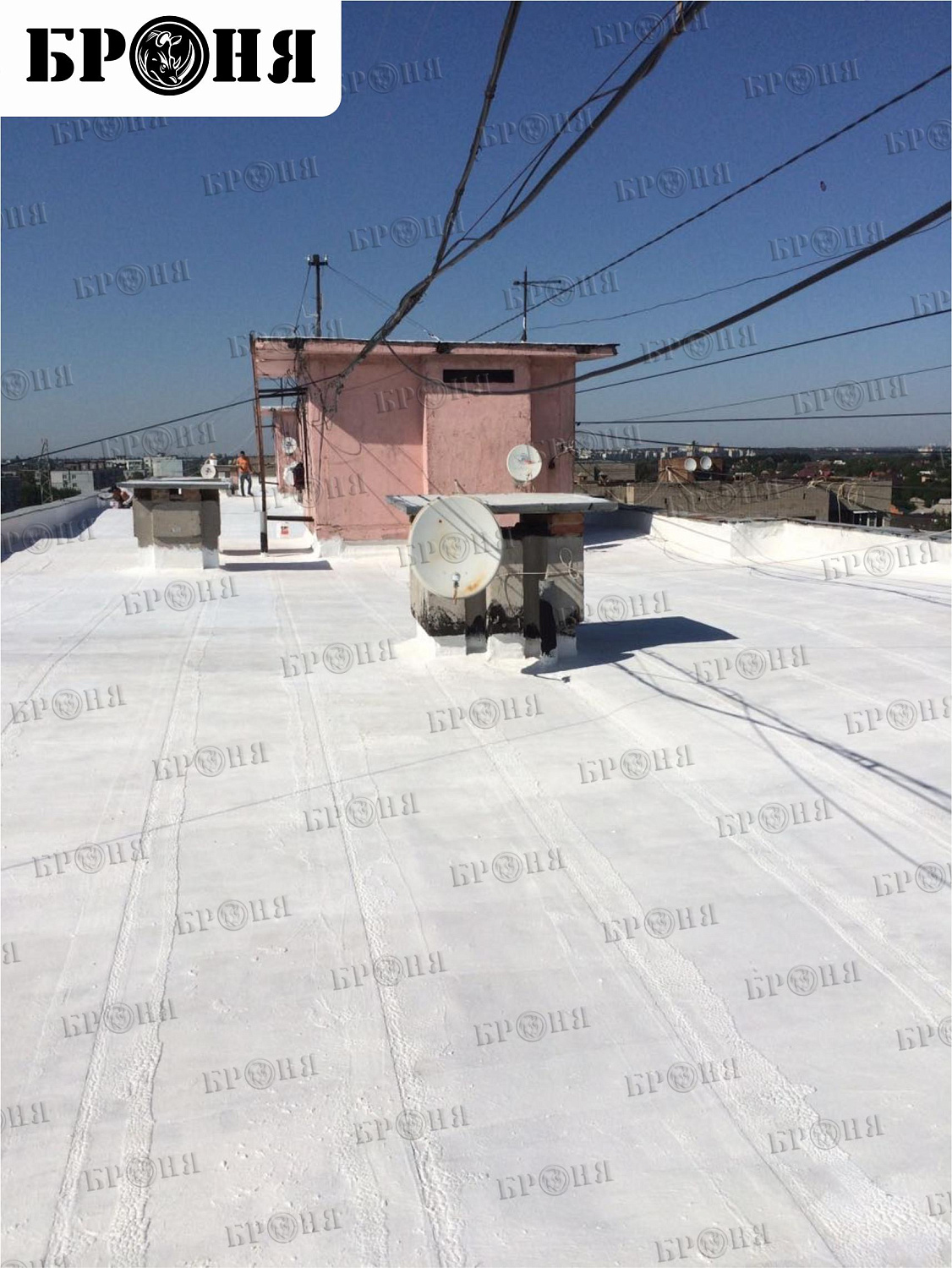 Ростов-на-Дону, броня АкваБлок ремонт кровли жилого дома