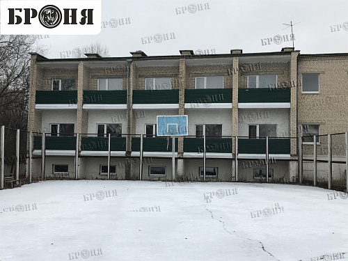 Thermal insulation Bronya Winter NF on the facade of the building of the Volna boarding house in Togliatti, Samara region.(photos and videos)