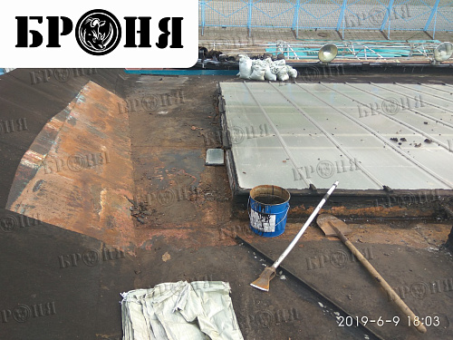 Гидроизоляция Броня АкваБлок на Велотреке СЦП "Крылатское" г. Москва (фото)