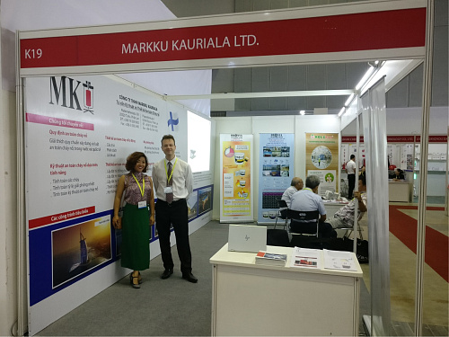 Insulation Armor on fire protection exhibition Secutech Vietnam 2019 (photo)