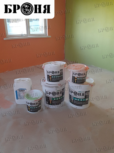 Thermal insulation Bronya on the walls and floor in a private house in Kaluga (photo)