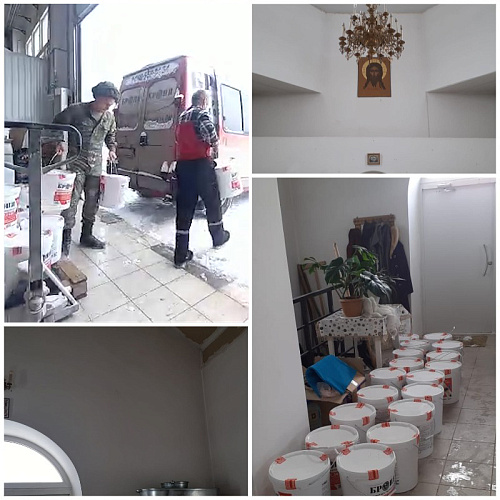 Броня Акваблок на стенах Храма в честь Пророка Захария и Праведной Елисаветы, село Захаровка, Ольховского района, Волгоградской области (фото и видео).