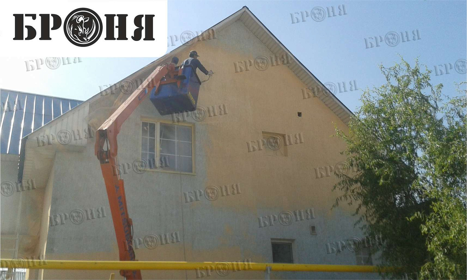 Almaty, Insulation of a Private House, "Bronya Facade" + "Bronya Water Repellent"