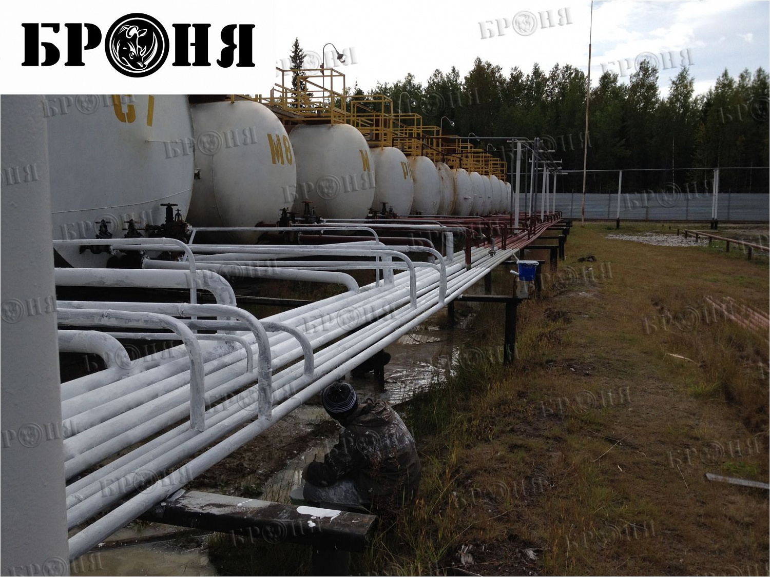 ХМАО, емкостное оборудование и трубопровод нефтеперерабатывающего завода